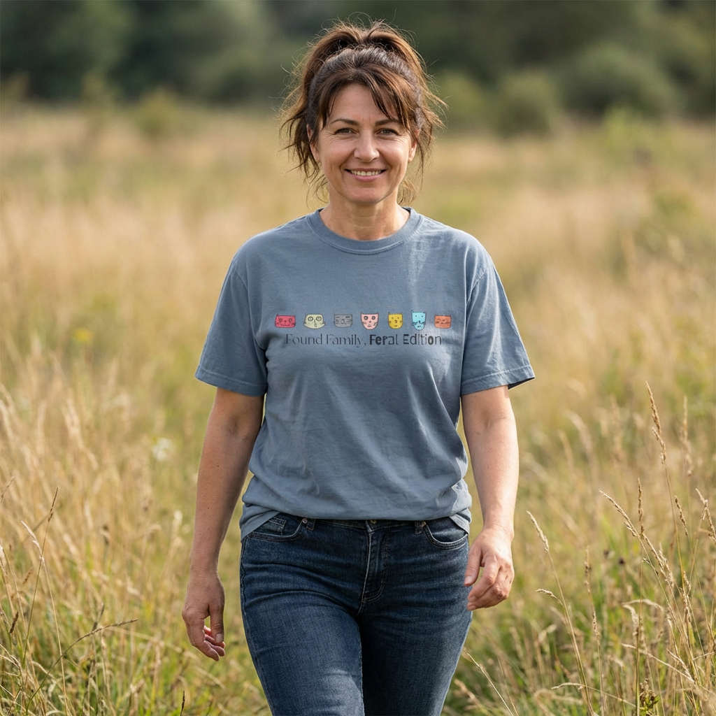 Found Family: Feral Edition — Coastal Cat Sanctuary T-Shirt