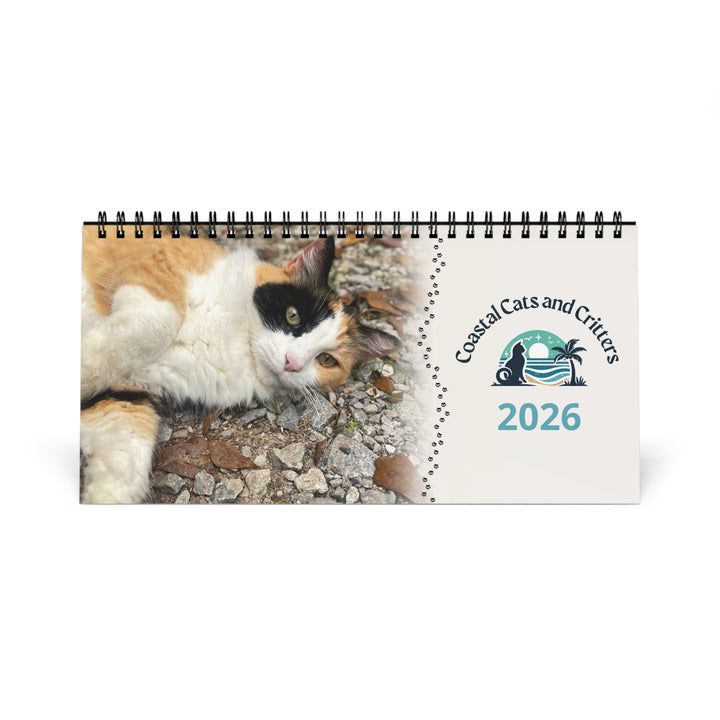 Cat Sanctuary Desktop Calendar — Monthly Photos of Resident Cats